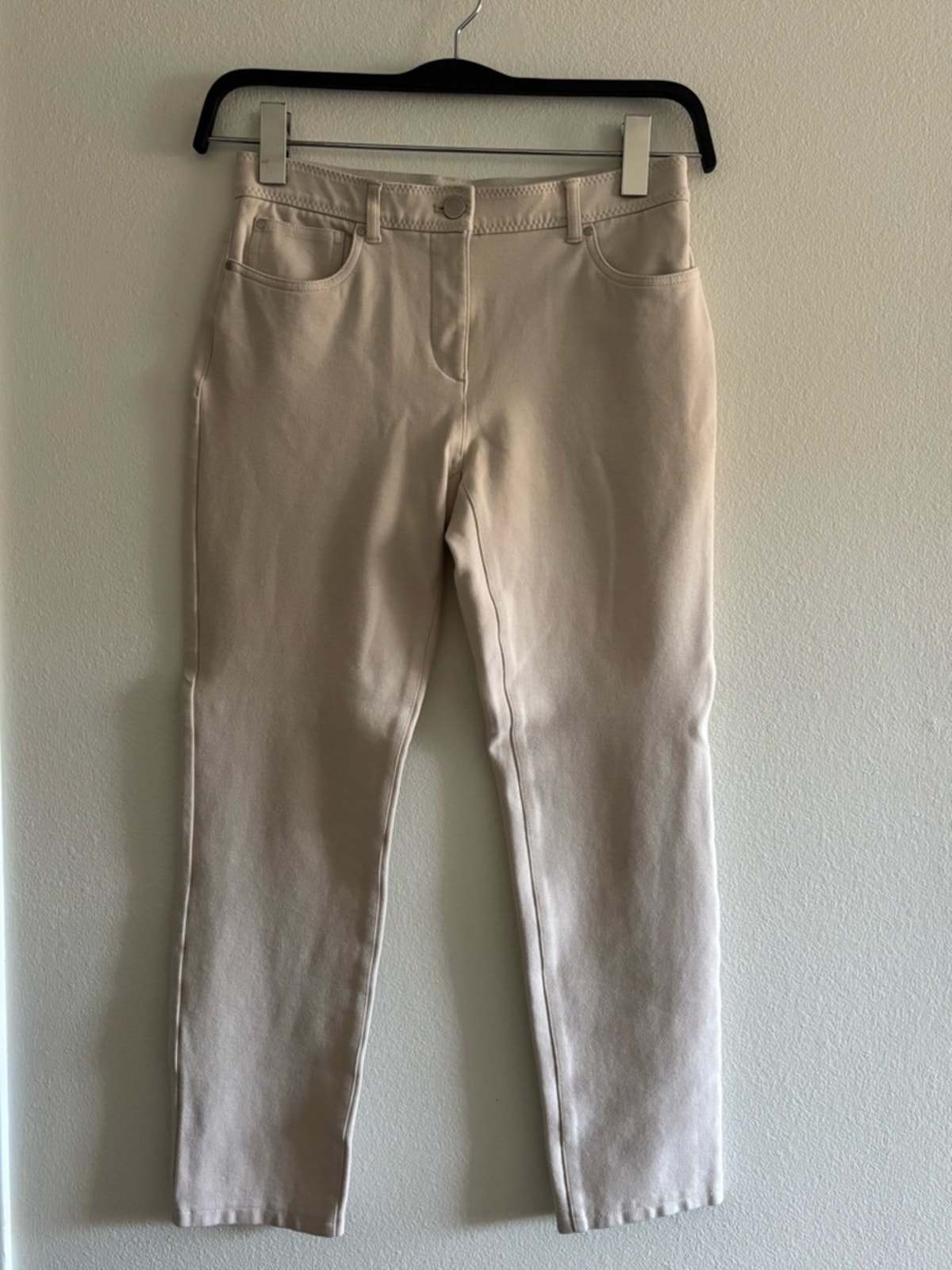 Chicos So Slimming Cream Pull On Pants Size 00